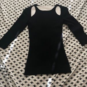 Black 3/4 sleeve top